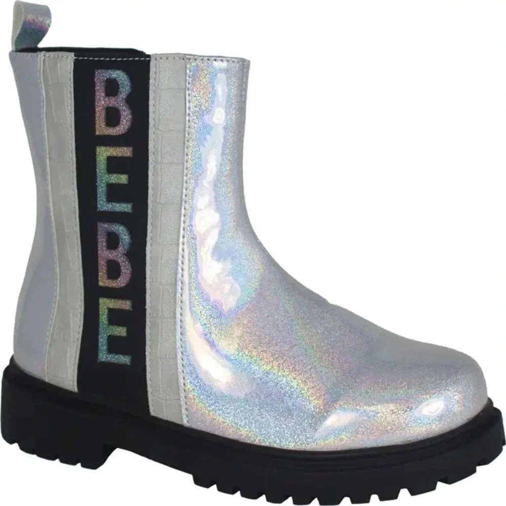 Bebe‎ Girls Big Kids' Holographic Chelsea Boot